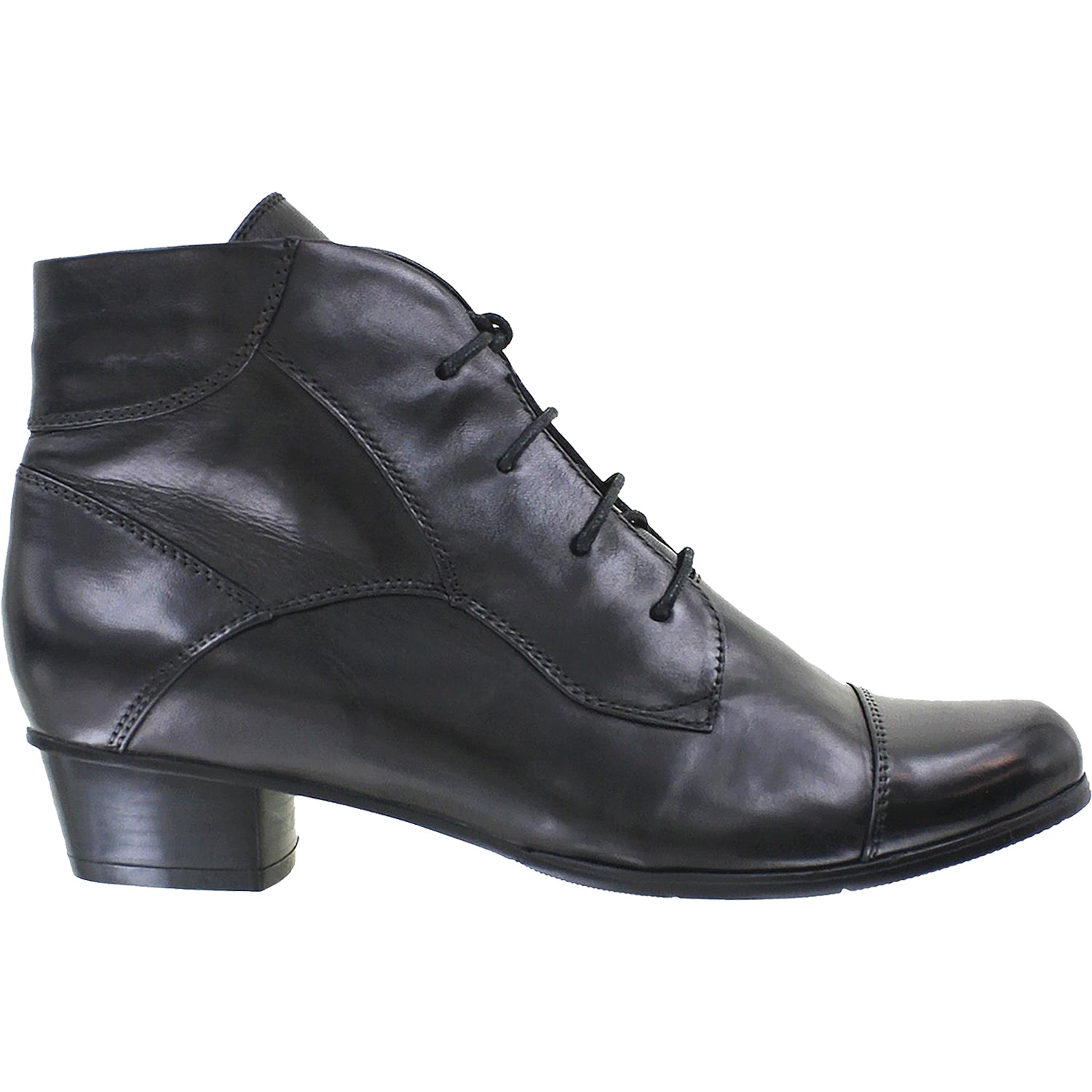 Regarde Le Ciel Stefany-123 Women's Ankle Boots Black Glove Leather