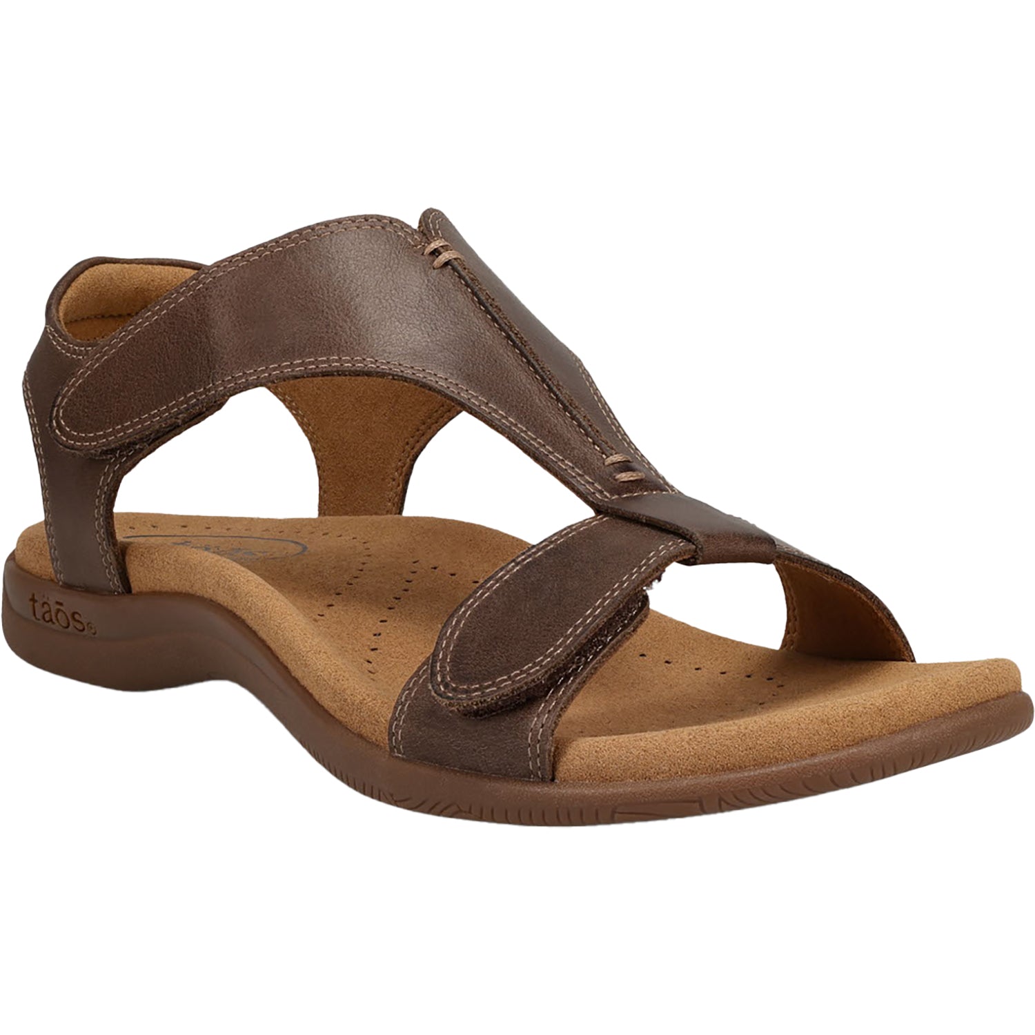Taos The Show Women's Sandals Mocha Leather