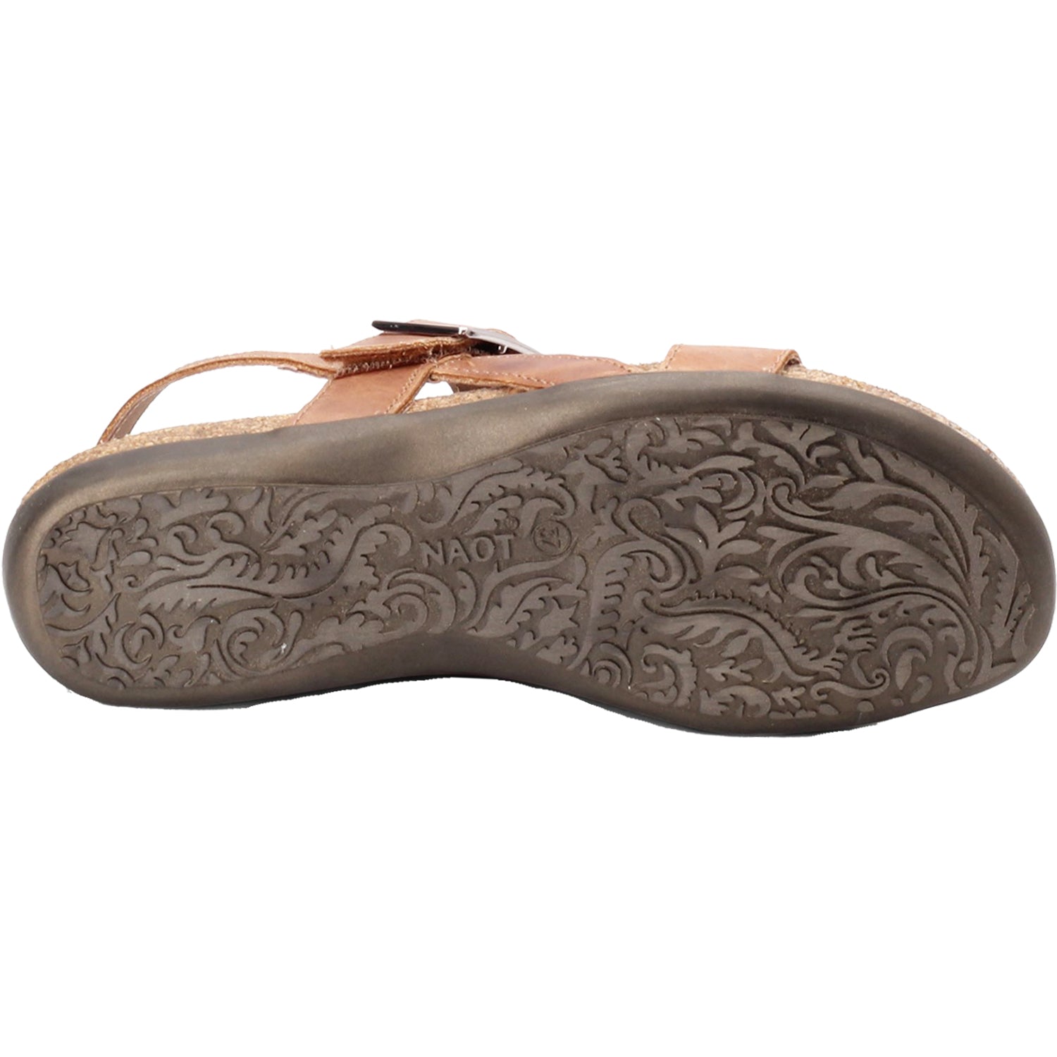 Naot Norah Women's Ankle Strap Sandals Latte Brown Leather