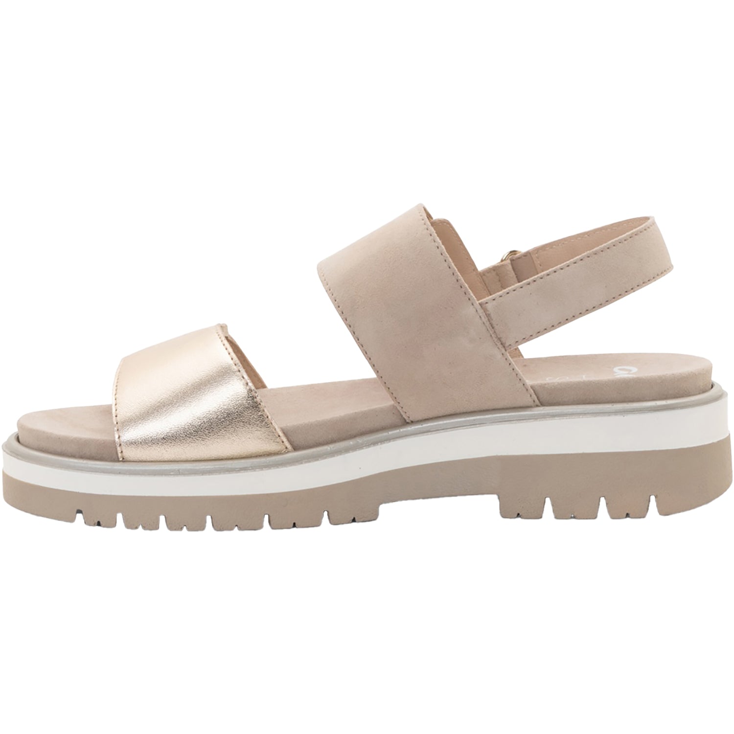Ara Marbella Women's Sandals Sand Metallic Leather