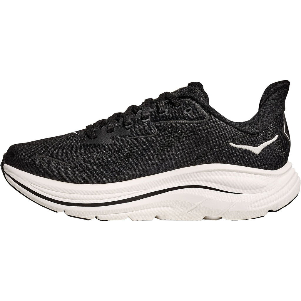 Hoka Clifton 10 (Neutral Support) Women's Athletic Shoes Black/White