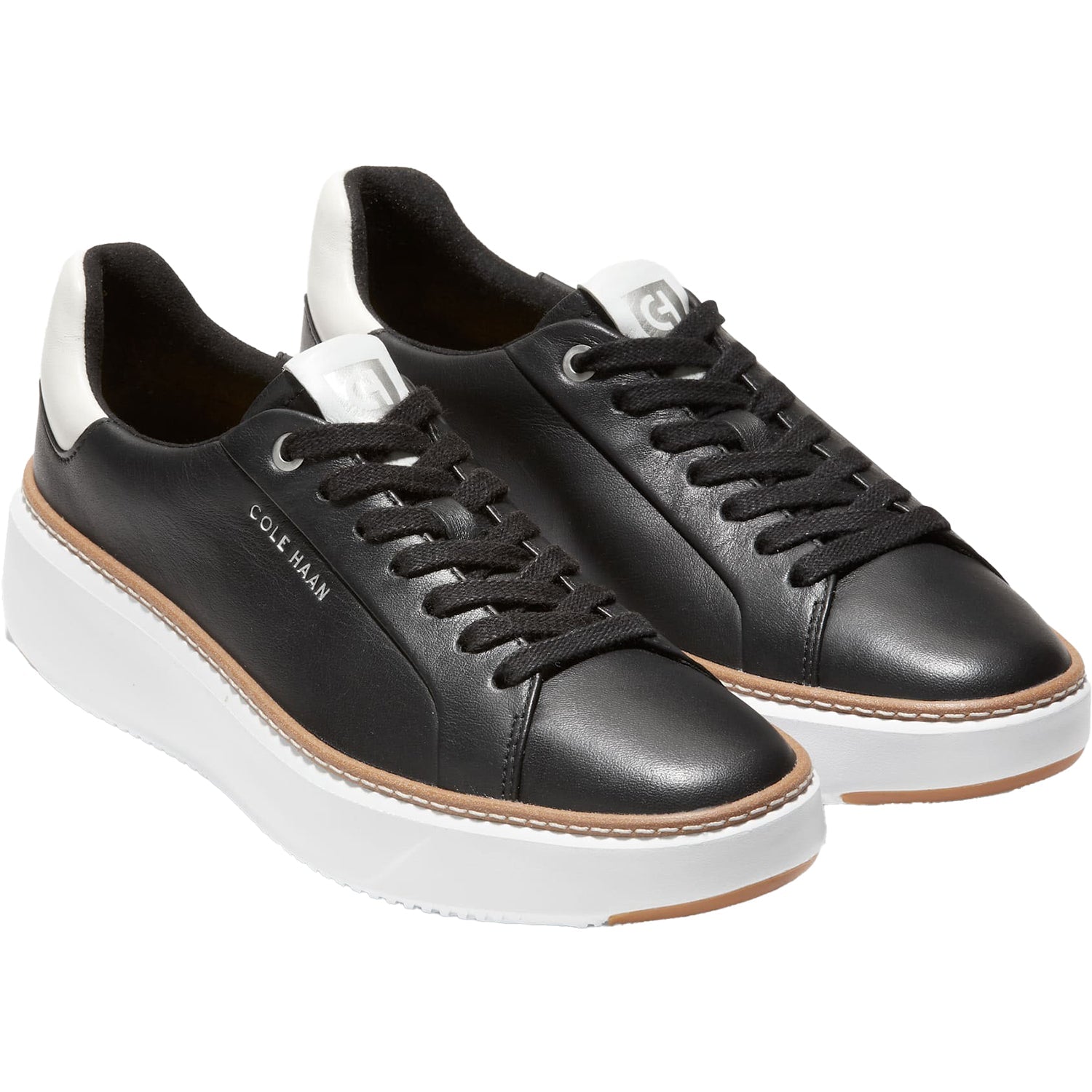 Cole Haan GrandPro Topspin Women's Sneakers Black/Optic White Leather