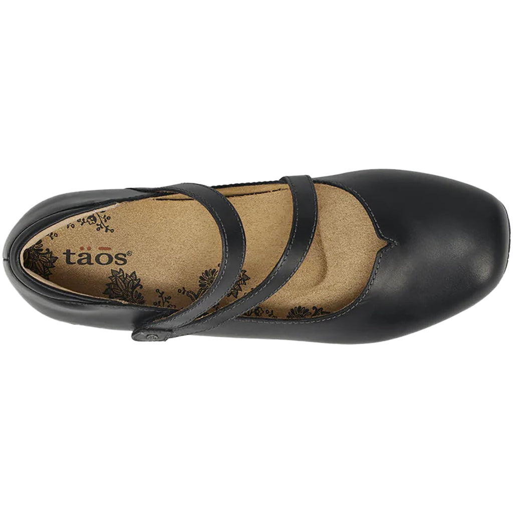 Taos Banter Women's Mary Janes Black Leather