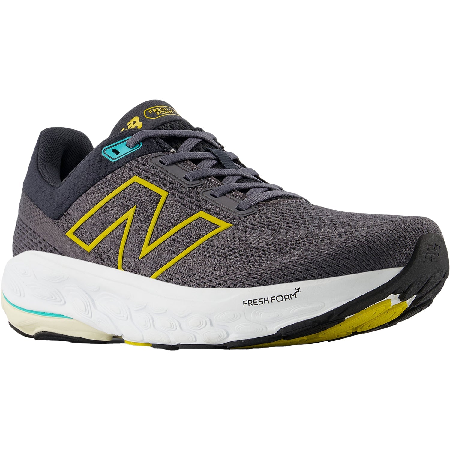New Balance Fresh Foam X M860A14 (Stability Support) Men's Athletic Shoes Magnet/Ginger Lemon/Cyber Jade Mesh