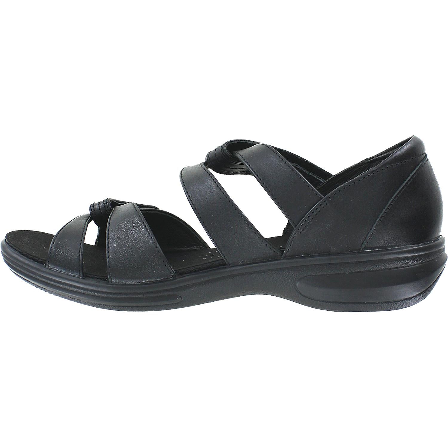 Women's Revere Geneva Black Leather
