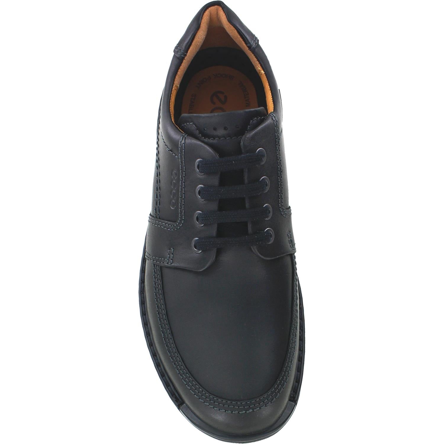 Ecco Fusion II Tie Men's Walking Shoes Black Leather