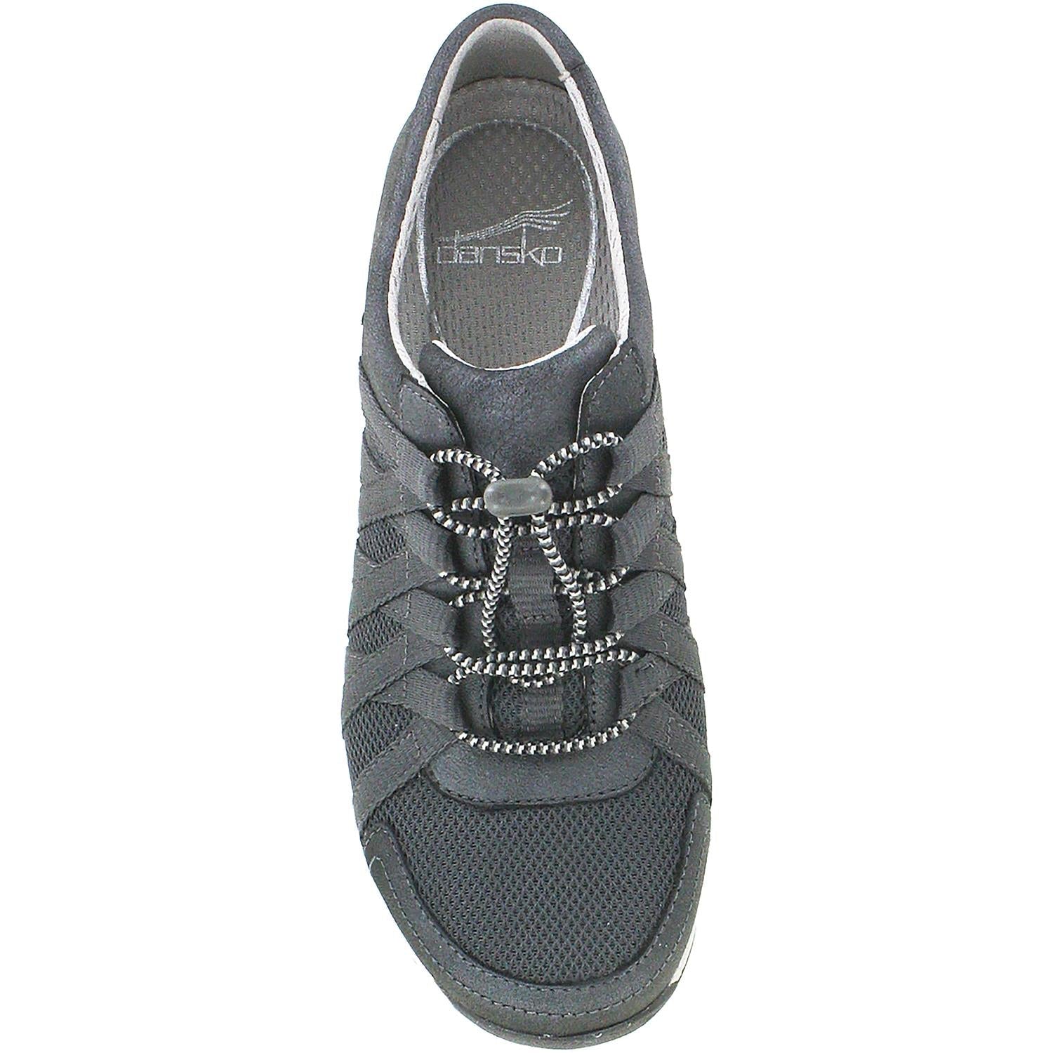 Dansko Honor Women's Shoes Charcoal/Metallic Suede