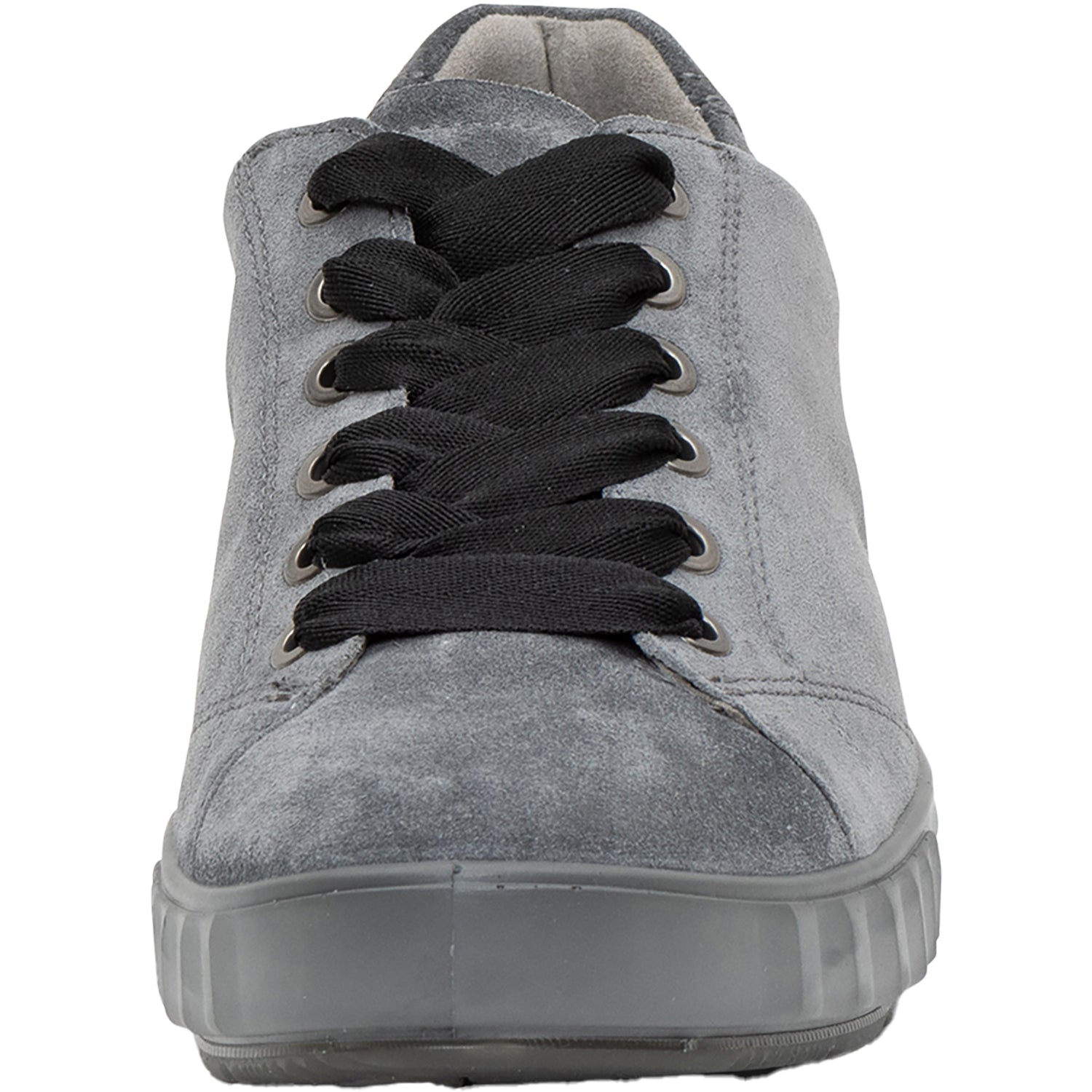 Ara Alexandria Women's Lace Up Shoes Sneakers Graphite Grey Suede