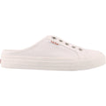 Taos EZ Soul Women's Sneaker Mules White Canvas
