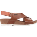 Pikolinos Mahon W9E-0912 Women's Wedge Sandals Brandy Leather