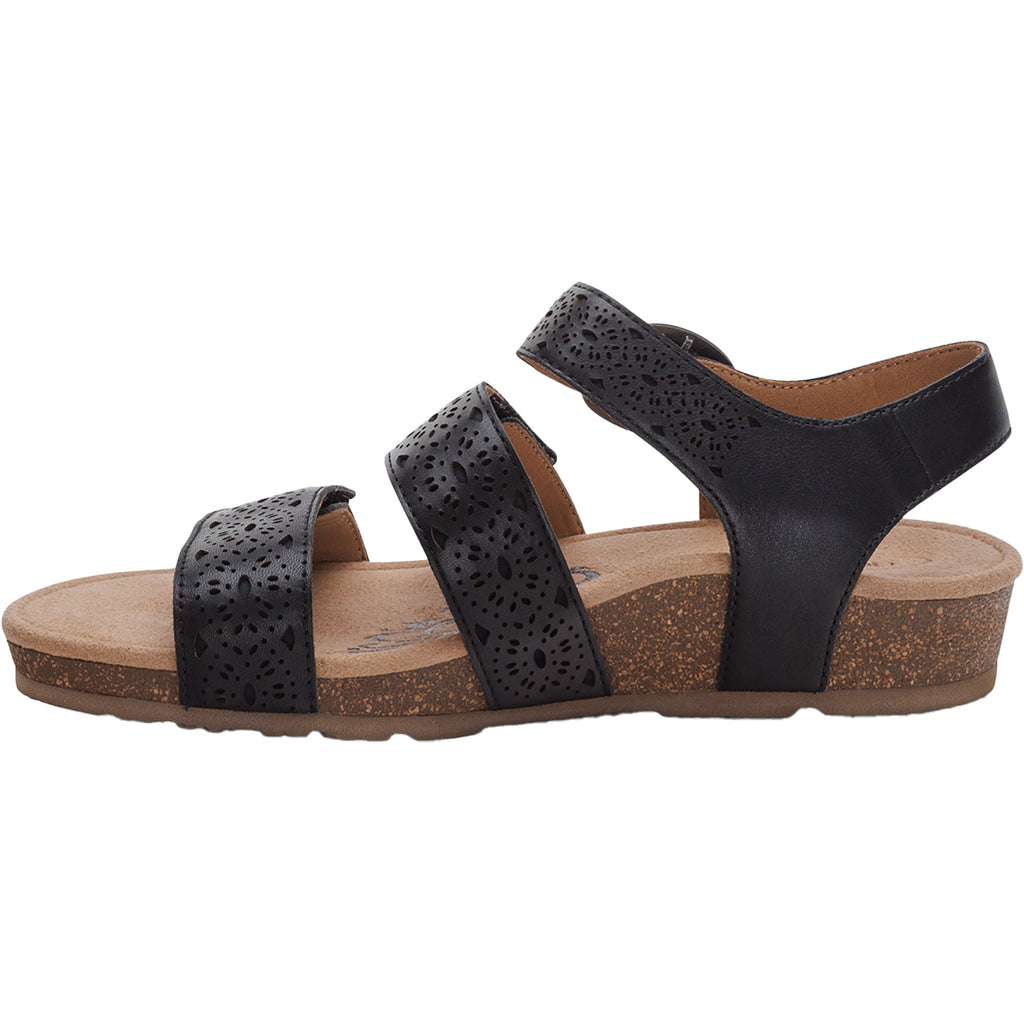 Aetrex Lilly Cutout Women's Sandals Black