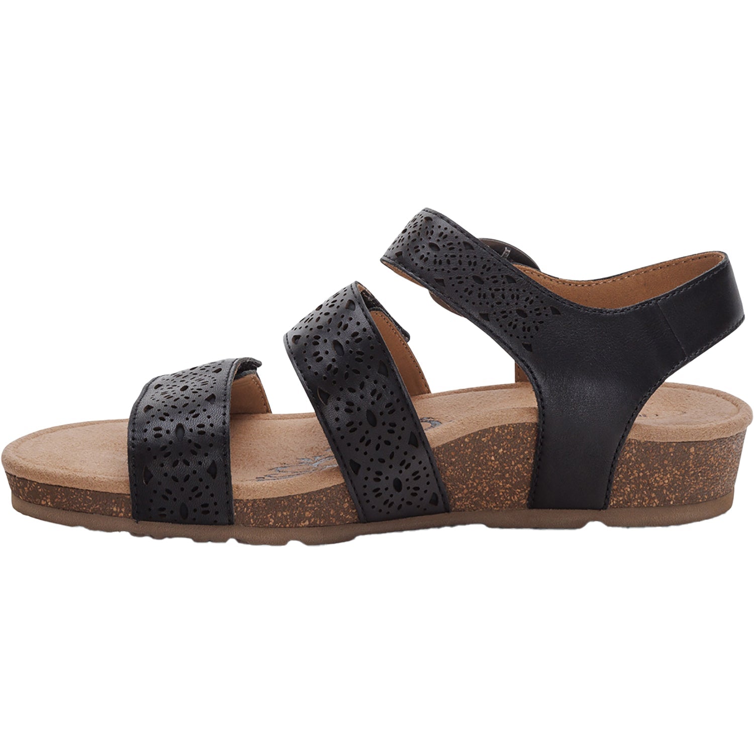 Aetrex Lilly Cutout Women's Sandals Black