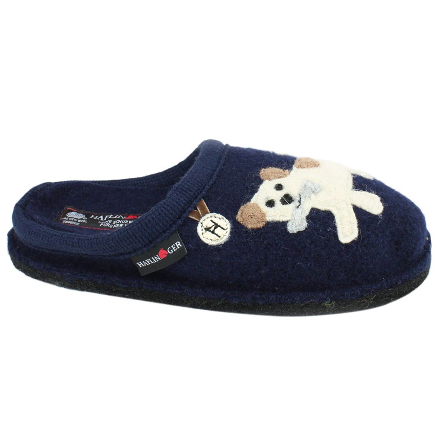 Haflinger Fido Women's Slippers Navy