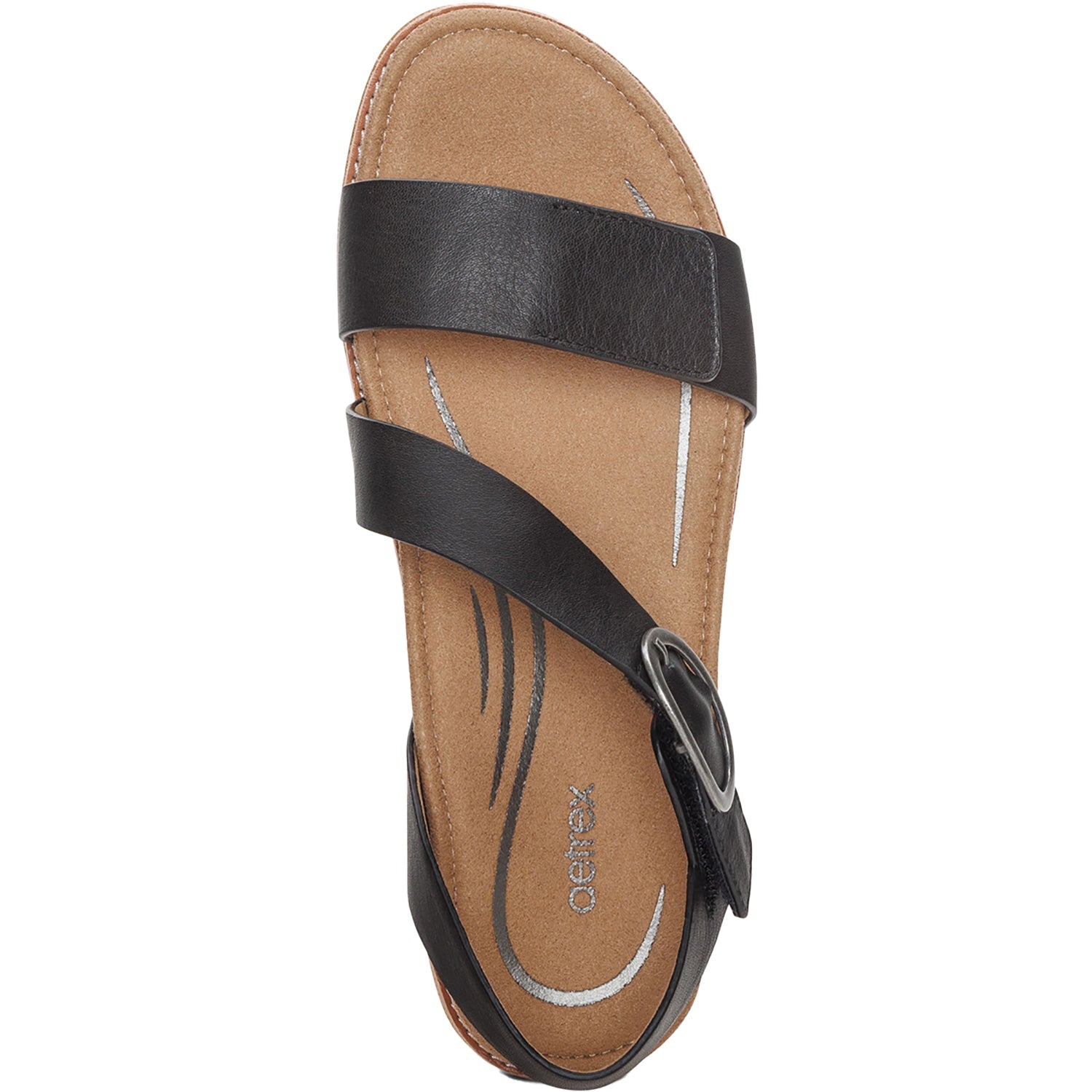 Aetrex Tamara Women's Sandals Black Leather