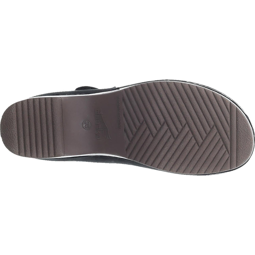 Dansko Beatrice Women's Mary Janes Black Burnished Nubuck