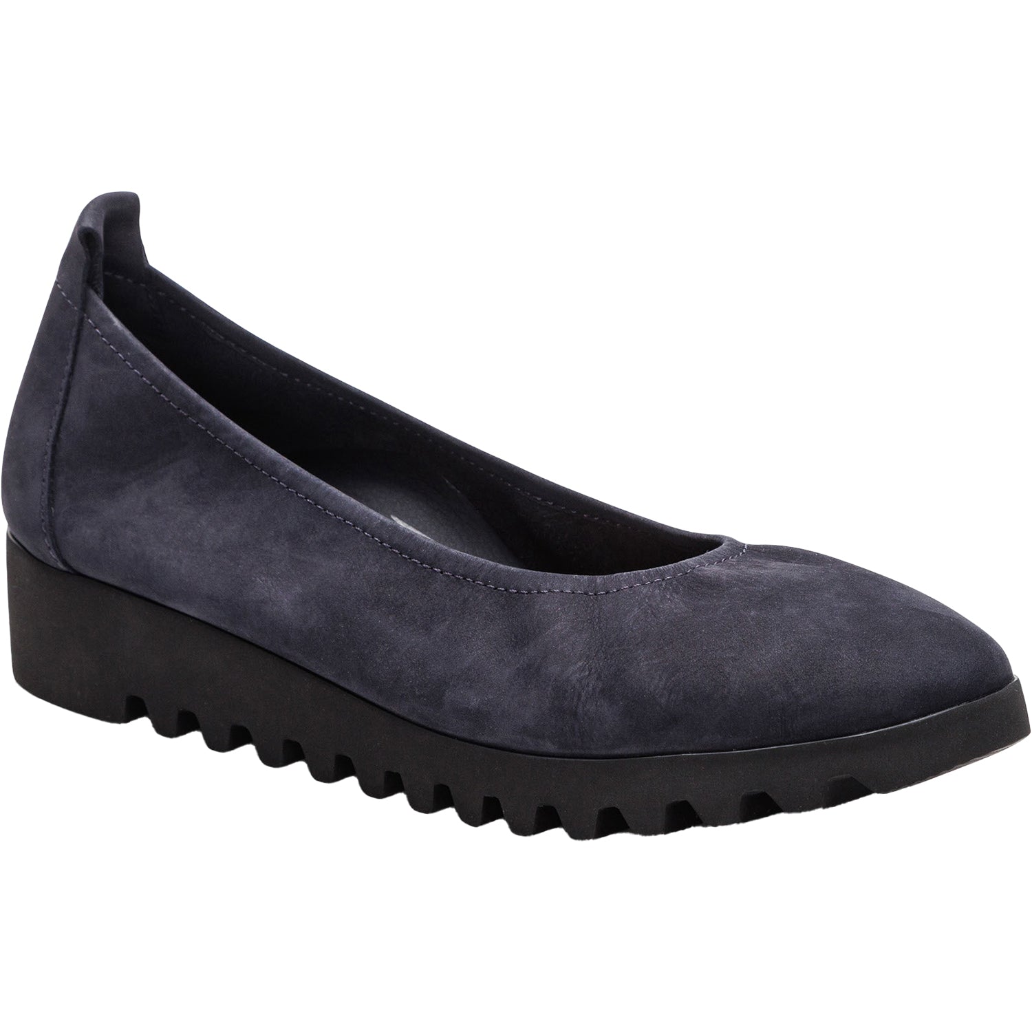 Aetrex Brianna Women's Slip On Shoes Navy Suede
