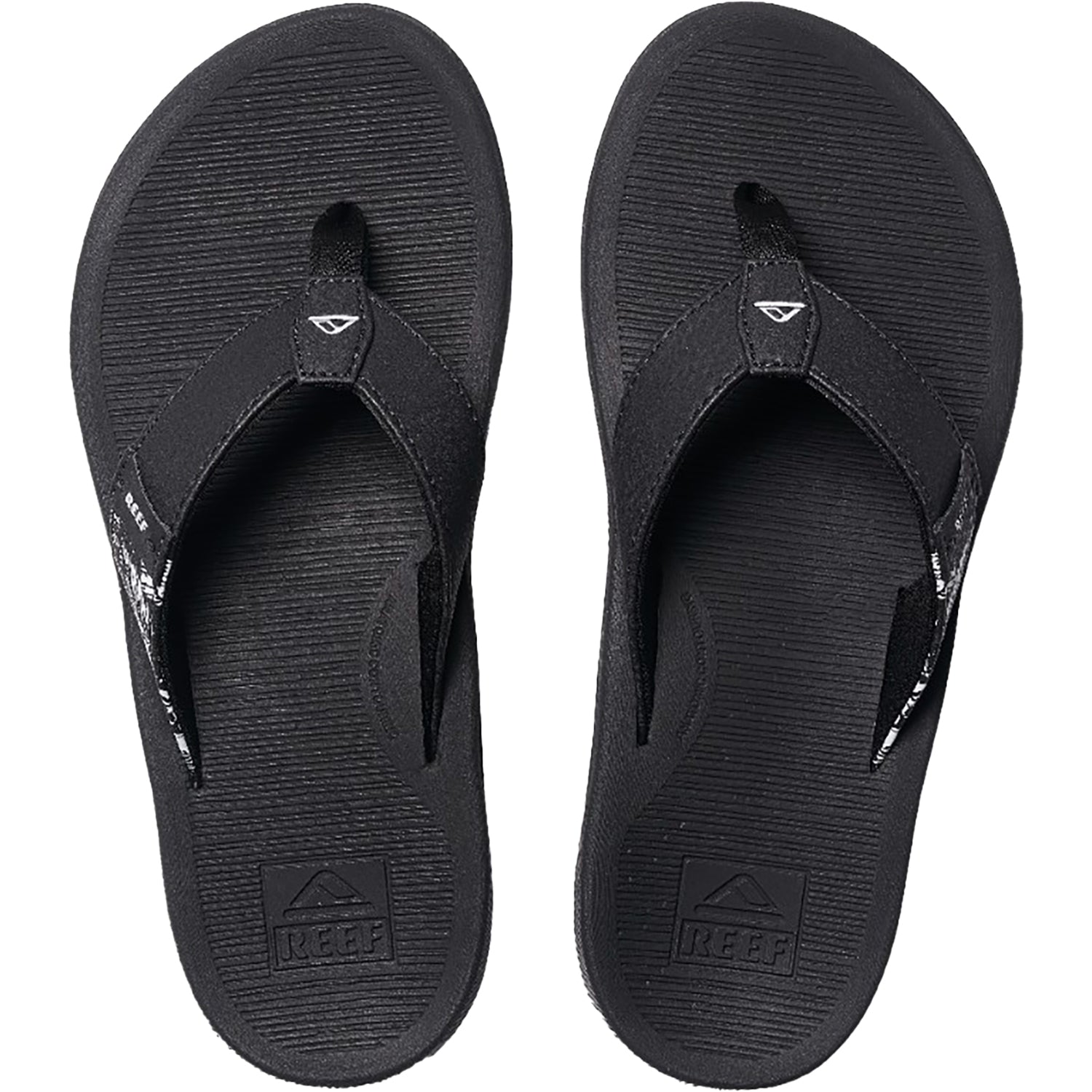 Reef Santa Ana Women's Thong Sandals Black/White Synthetic