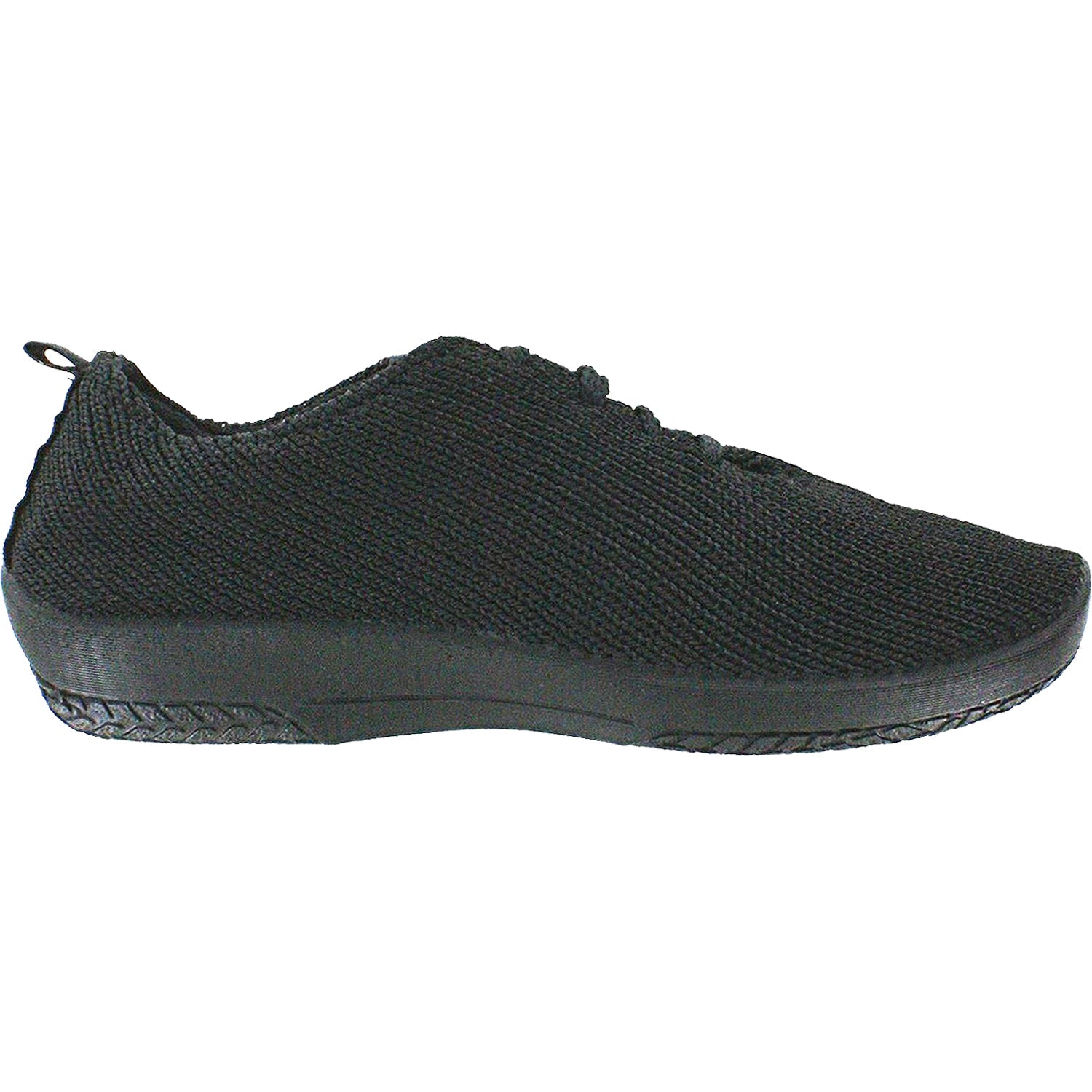 Arcopedico LS Women's Lace Up Shoes Black Knit Fabric