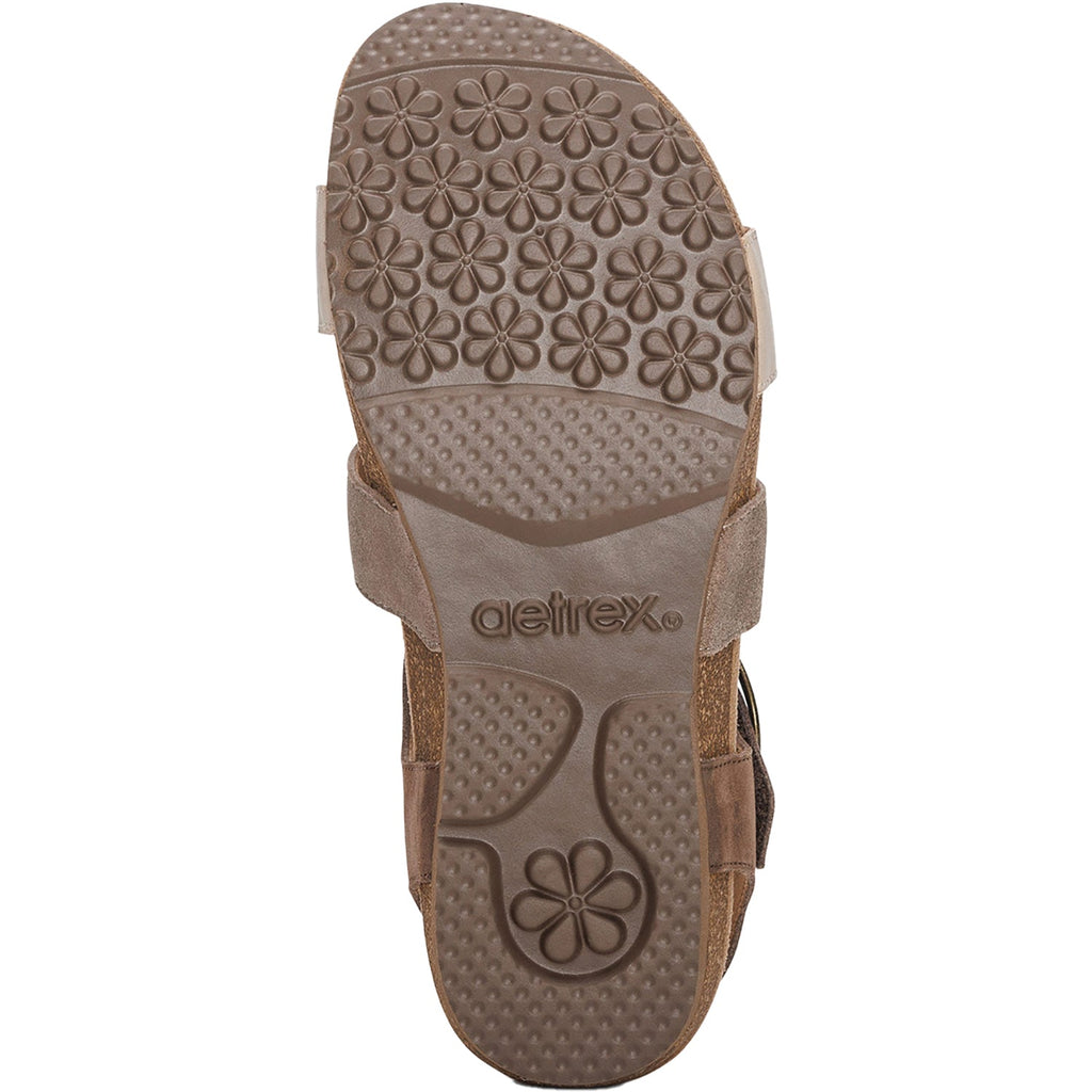Aetrex Lilly Women's Sandals Taupe Multi