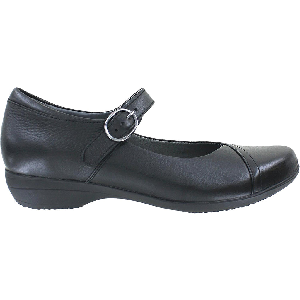 Dansko Fawna Women's Mary Janes Black Milled Nappa Leather