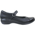 Dansko Fawna Women's Mary Janes Black Milled Nappa Leather