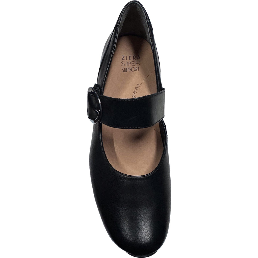 Ziera Candy Women's Dressy Mary Janes Black Leather