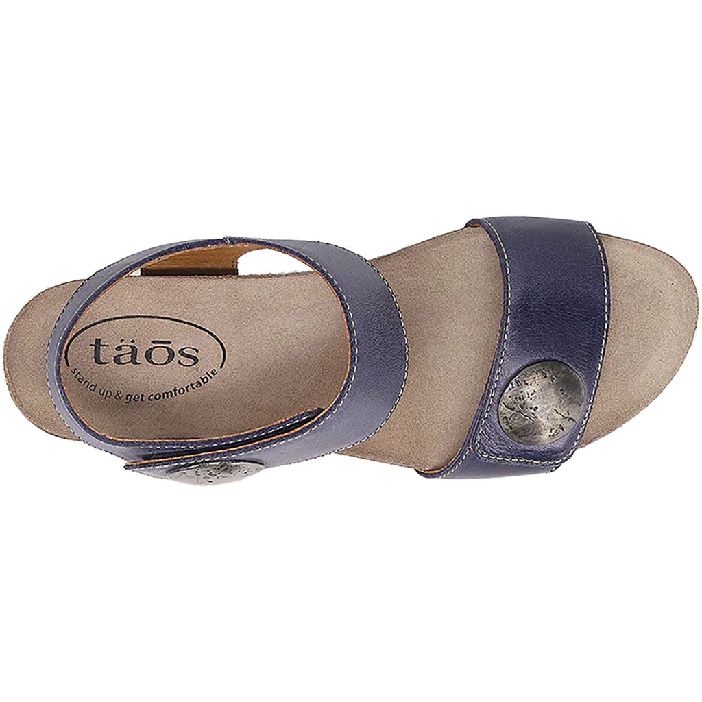 Taos Carousel 3 Women's Wedge Heel Sandals Dark Blue