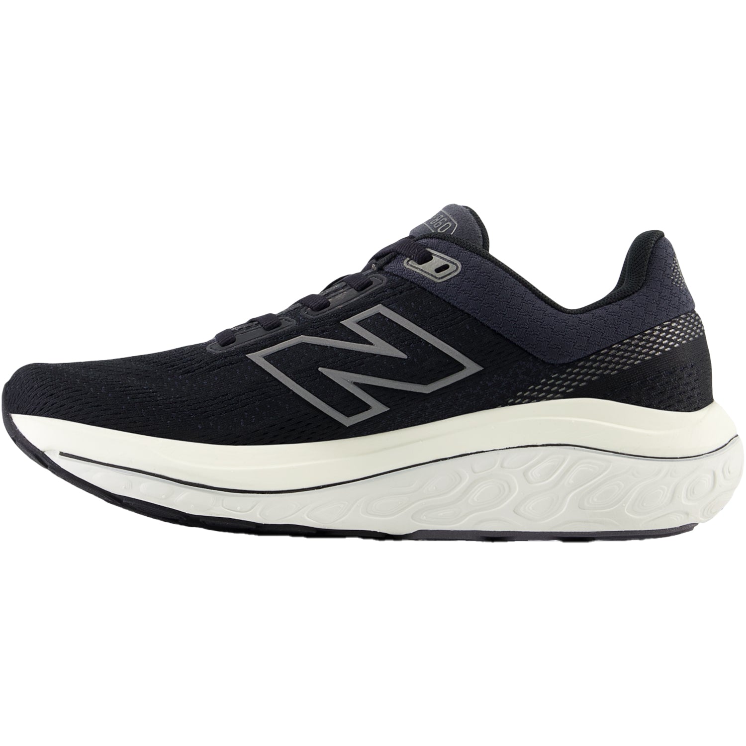 New Balance Fresh Foam X W860A14 (Neutral Support) (Stability Support) Women's Athletic Shoes Black/Phantom/Angora Mesh