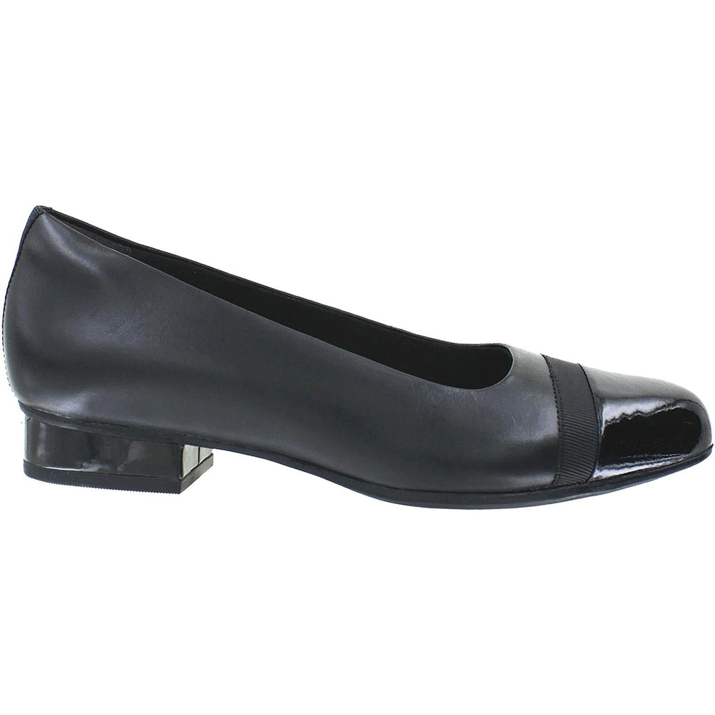Clarks Keesha Rosa Women's Slip On Pumps Black Leather