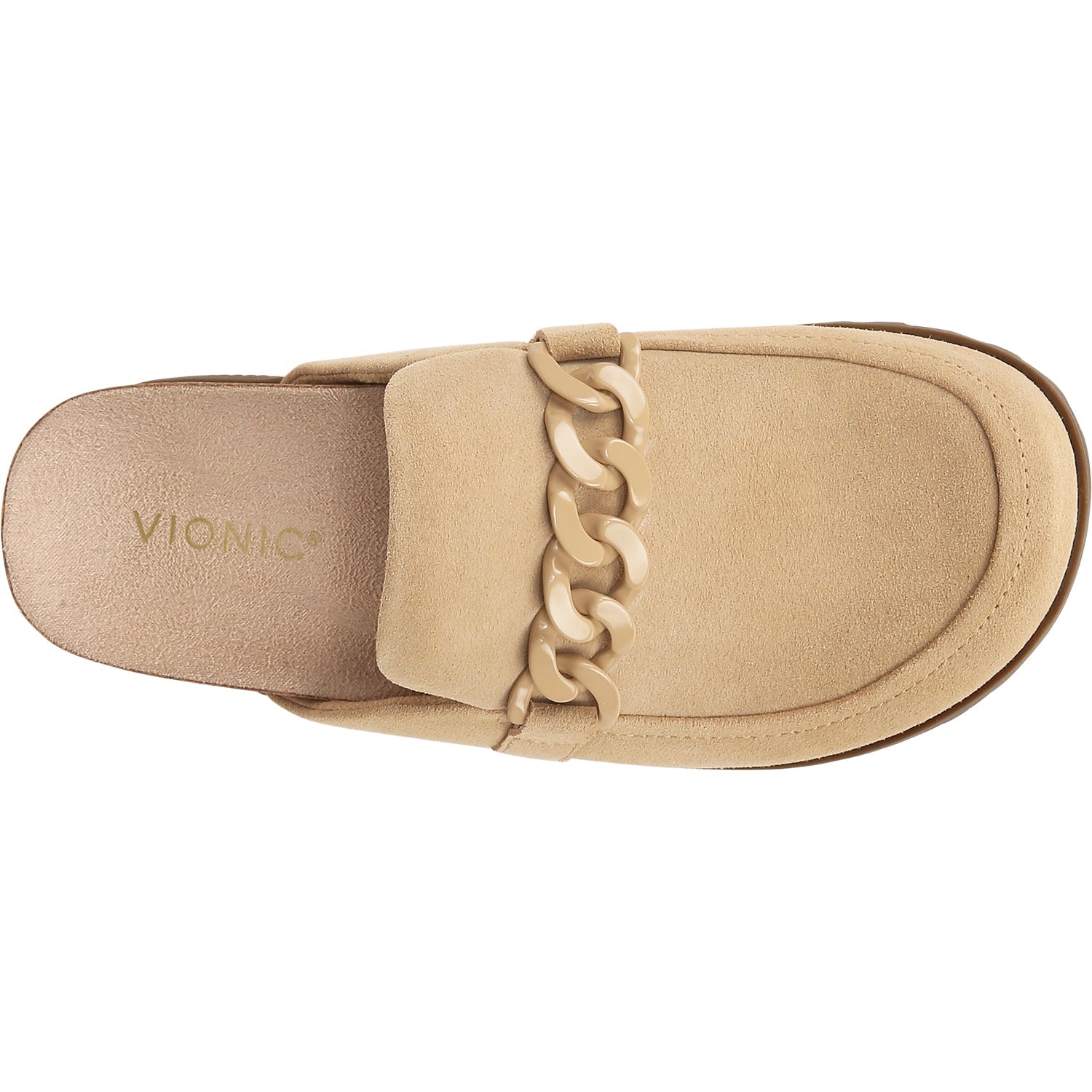 Vionic Georgie Women's Open Back Clogs Sand Suede
