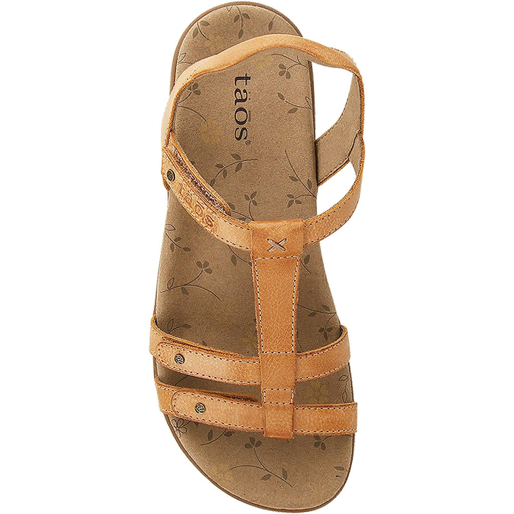 Taos Trophy 2 Women's Supportive Sandals Honey Leather