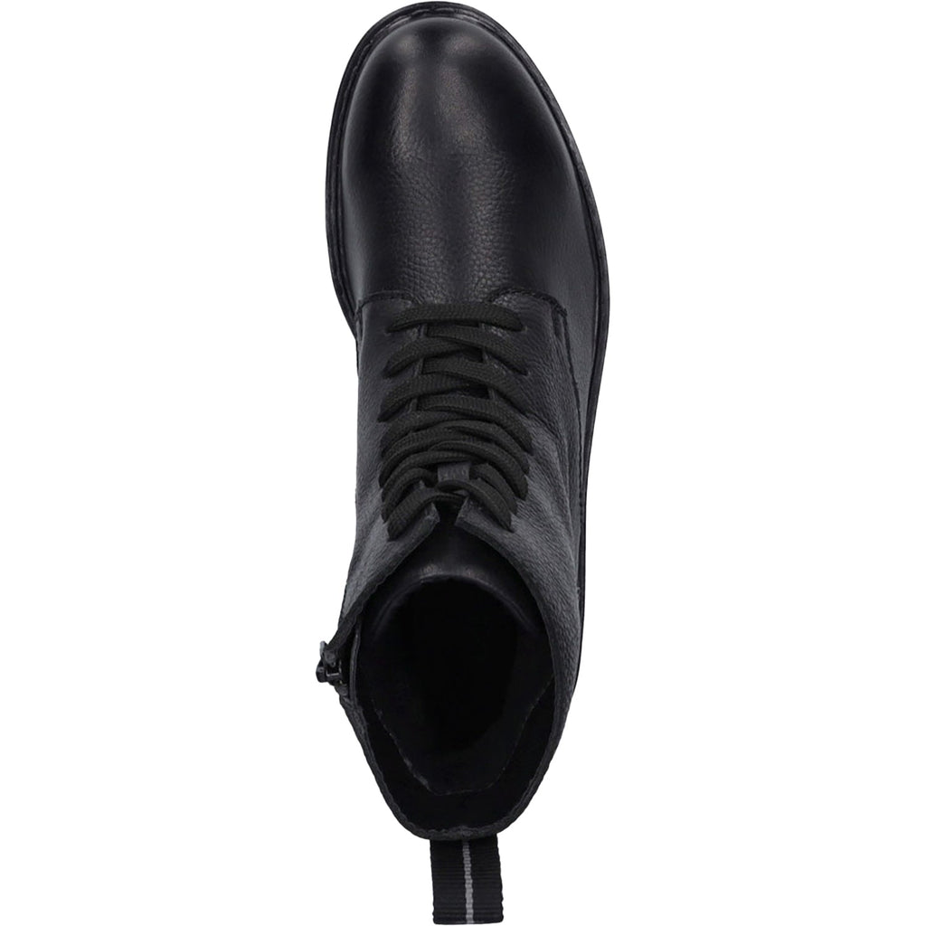 Josef Seibel Marta 02 Women's Combat Boots Black/Black Leather