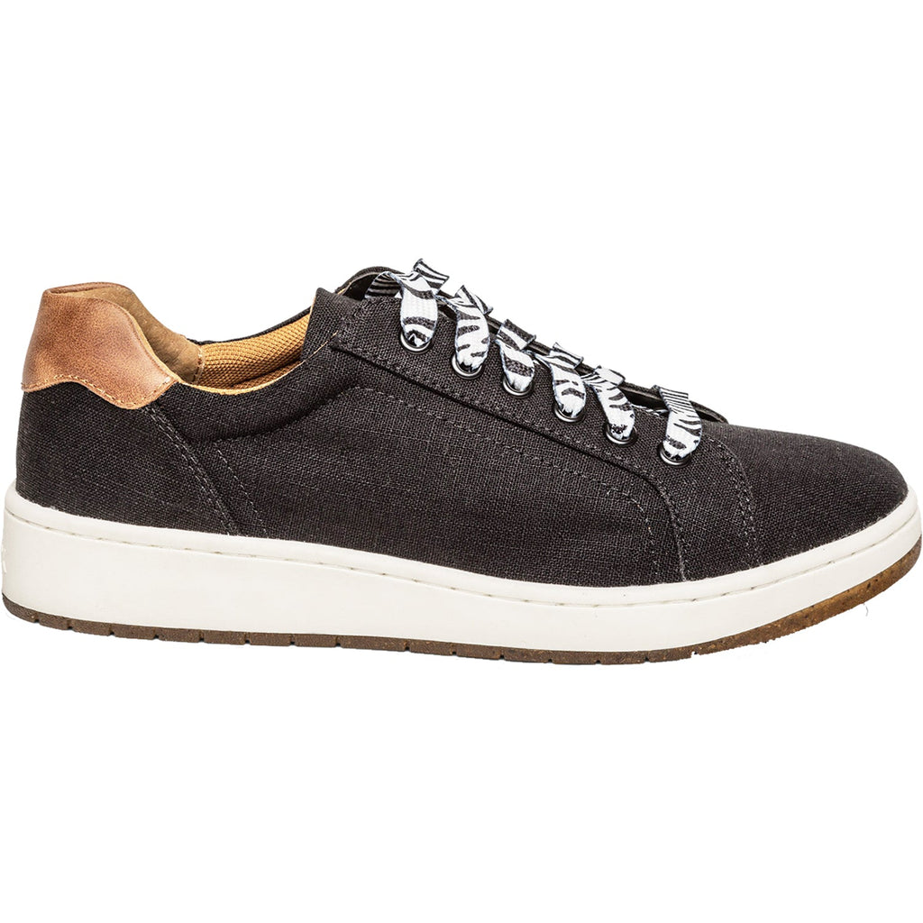 Aetrex Renee Women's Arch Support Sneakers Black Canvas