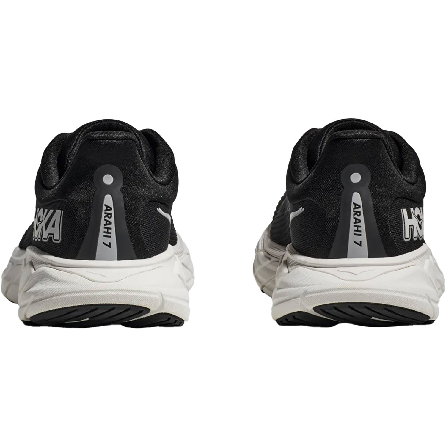 Hoka Arahi 7 (Stability Support) Women's Running Shoes Black/White Mesh