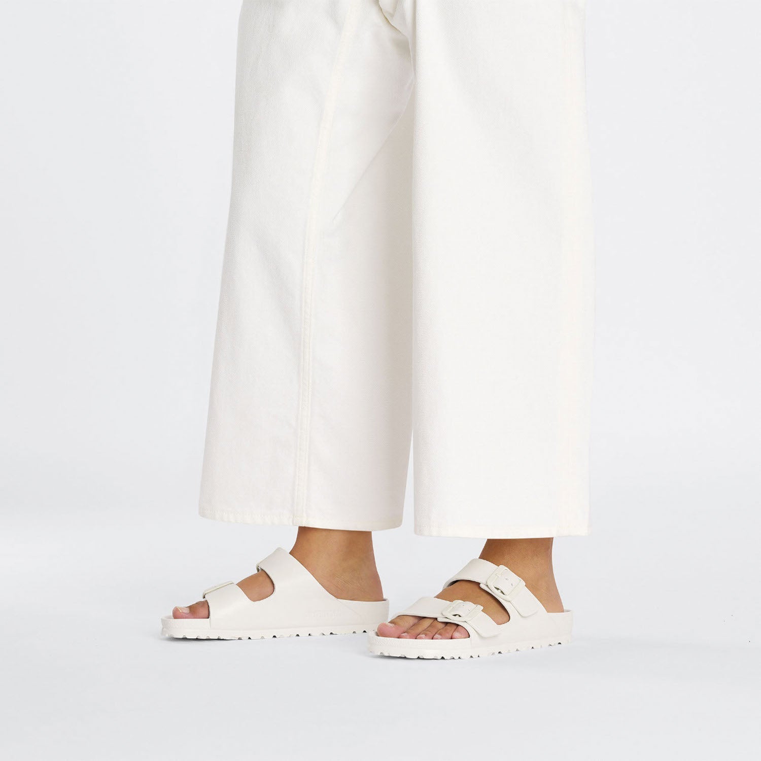 Birkenstock Arizona Essentials Unisex Vegan Sandals Eggshell EVA Synthetic