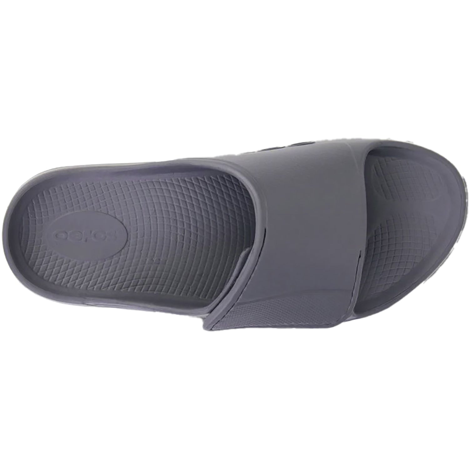 OOFOS OOahh Sport Flex Unisex Recovery Slide Sandals Slate Synthetic