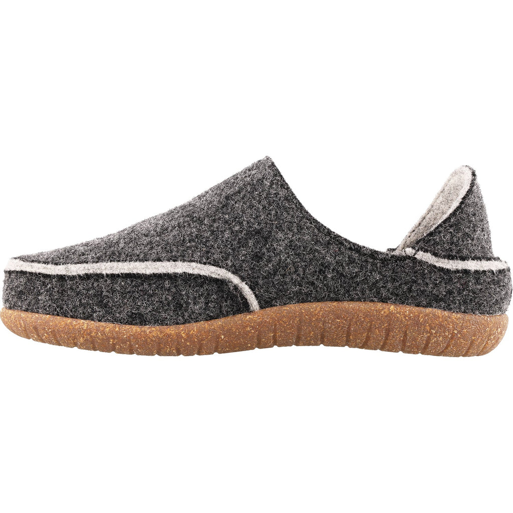 Taos Convertawool Unisex Convertible Slippers Charcoal Wool