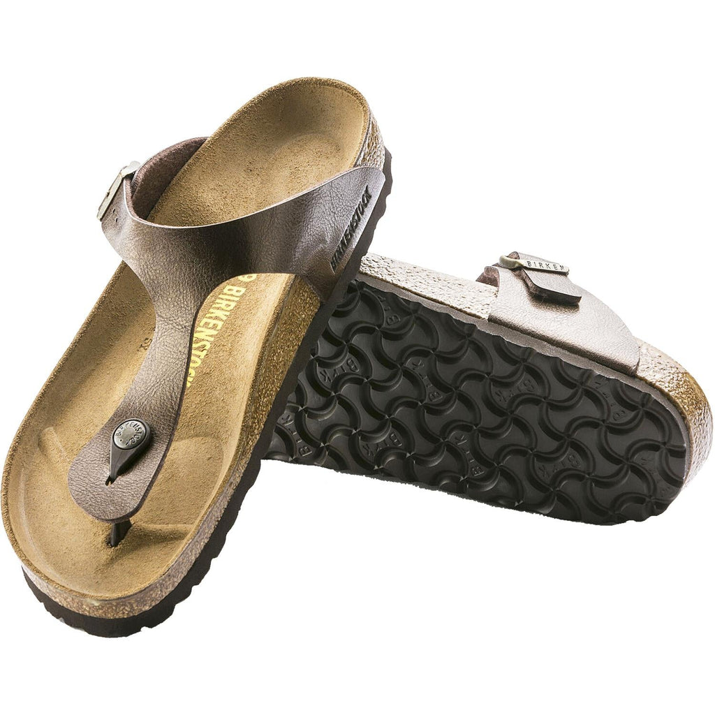 Birkenstock Gizeh Women's Thong Sandals Toffee Birko-Flor