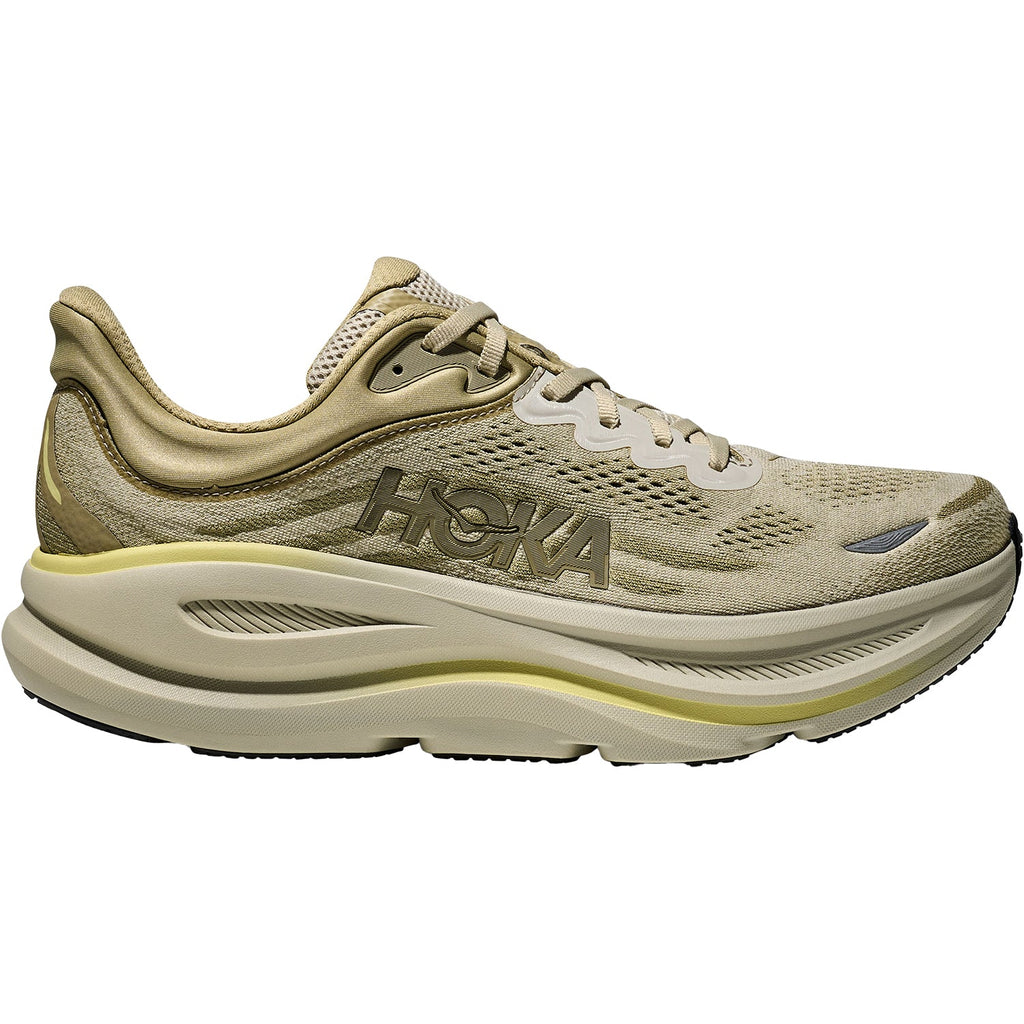 Hoka Bondi 9 (Neutral Support) Men's Athletic Shoes Grassland/Oyster Mushroom Mesh