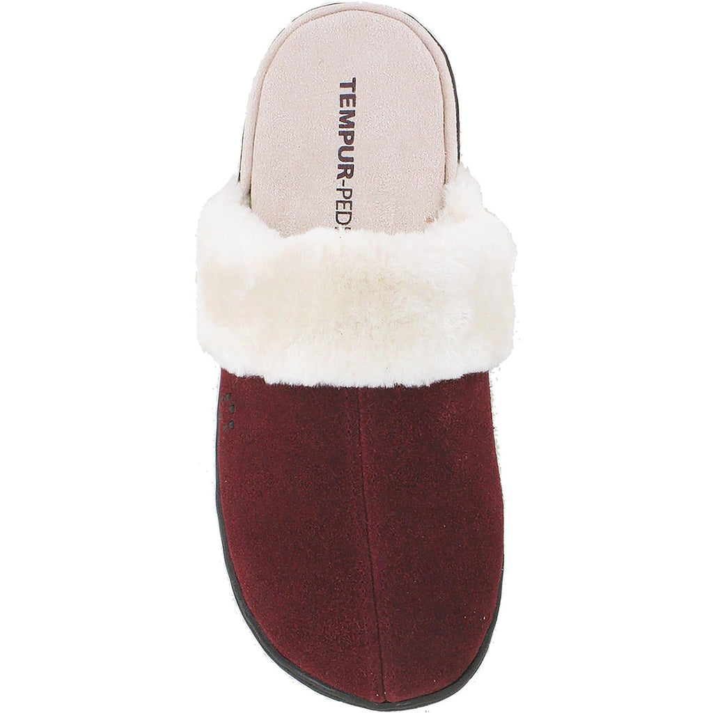 Tempur-Pedic Kensley Women's Tempur-Pedic Slippers Ruby Suede