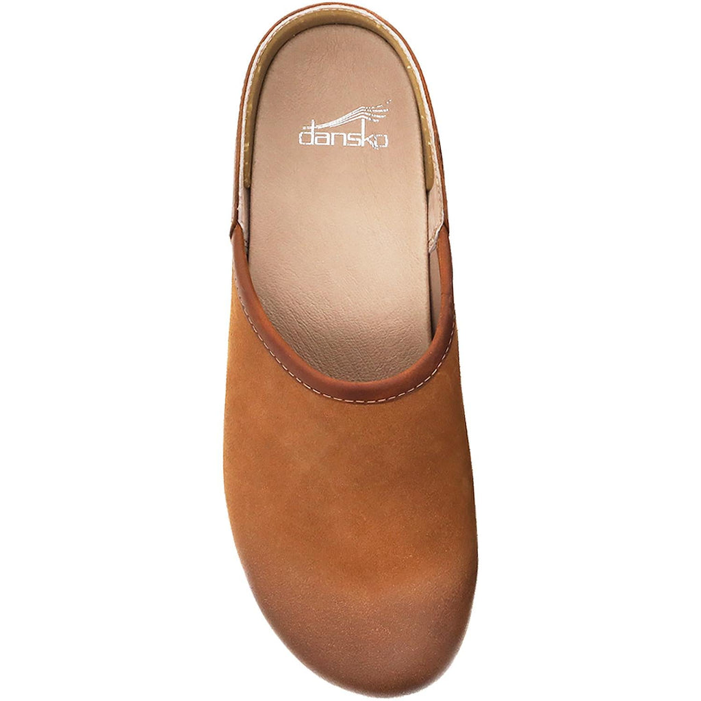 Dansko Brenna Women's Clogs Tan Burnished Suede