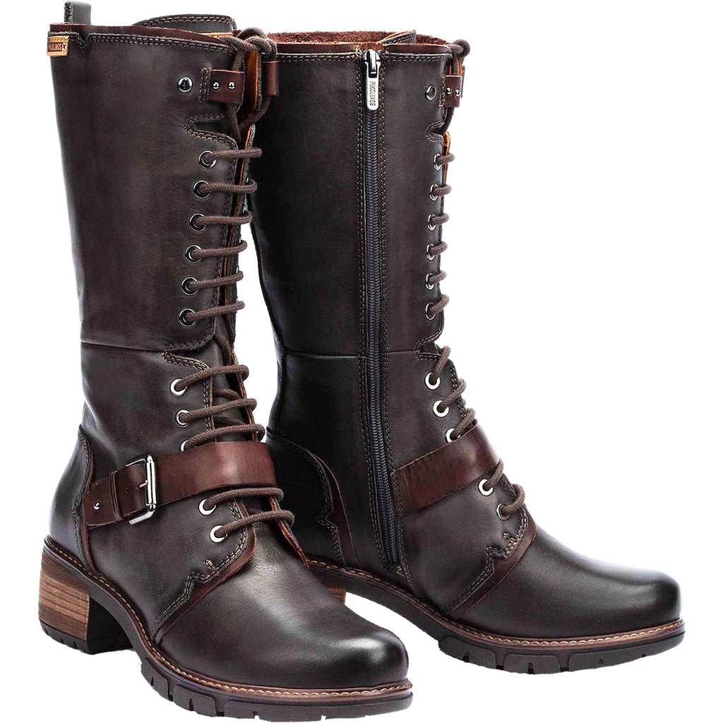 Pikolinos San Sebastian W1T-9624 Women's Tall Boots Lead Leather