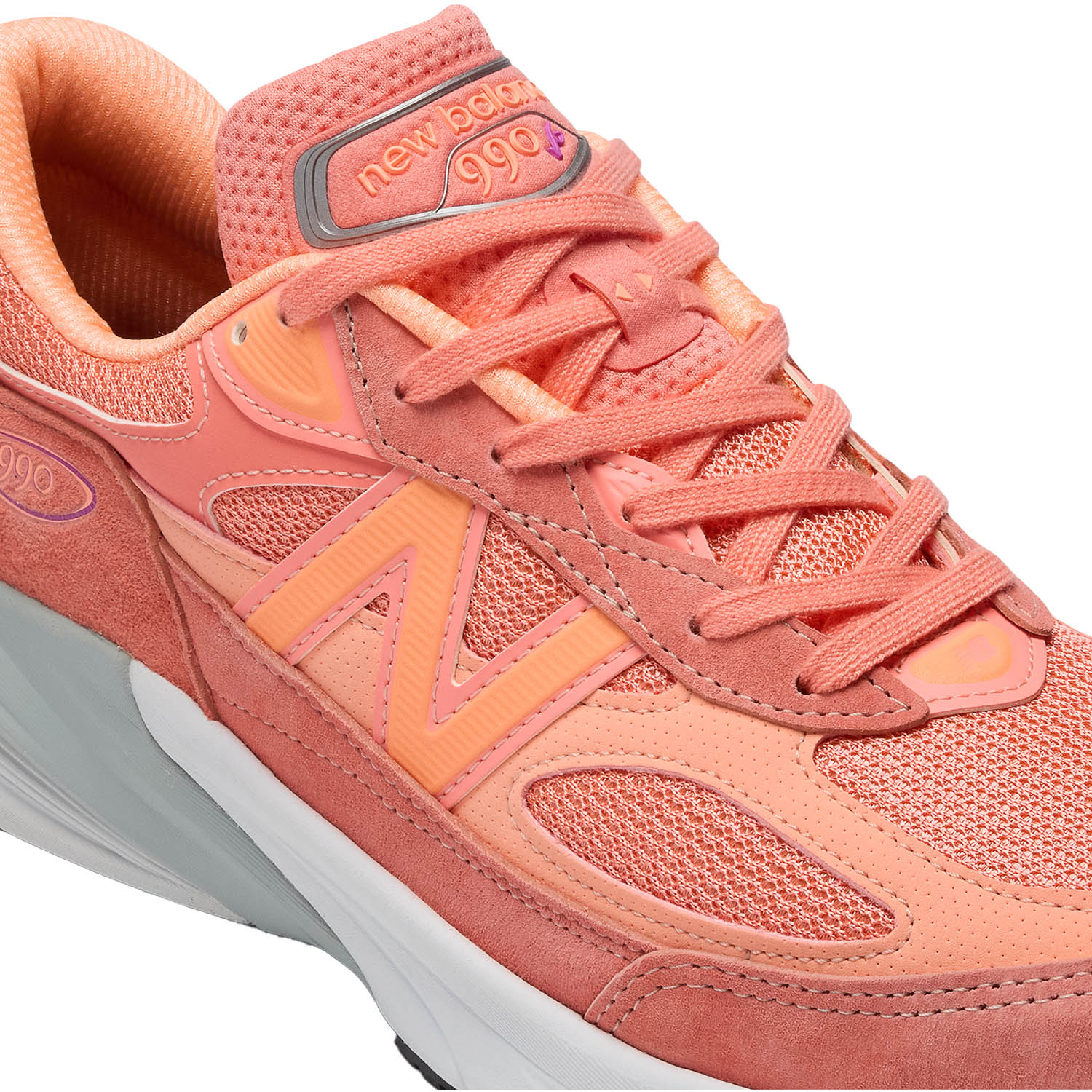 New Balance U990SR6 Unisex Running Shoes Sunrise/Grey