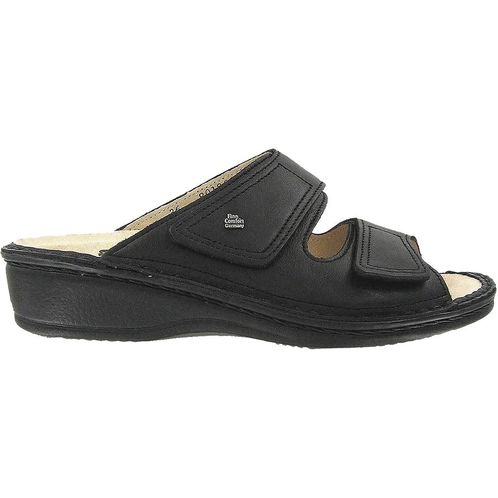Finn Comfort Jamaica Soft Women's Sandals Black Nappa Leather