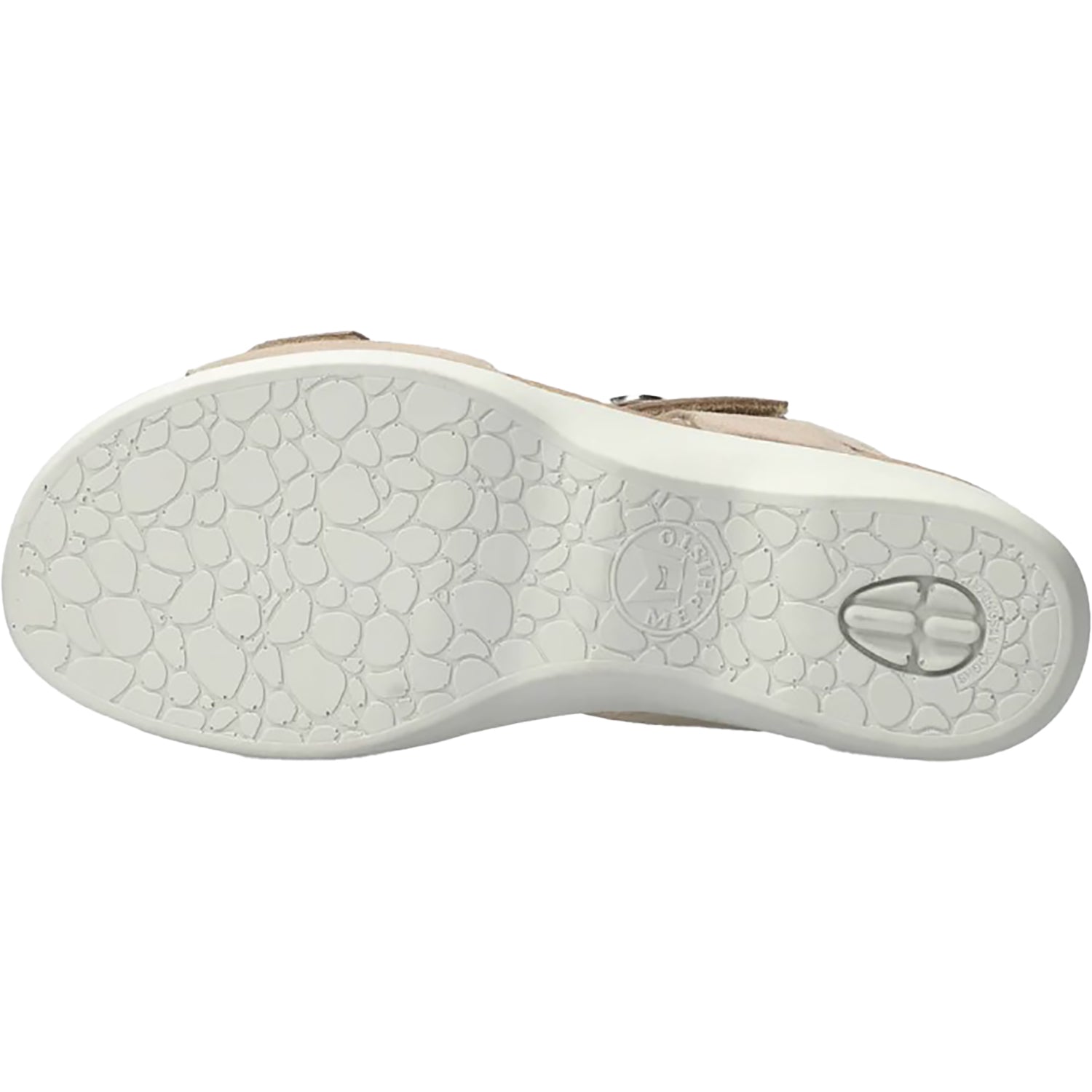 Mephisto Oriana Women's Wedge Sandals Warm Grey Velvet Leather