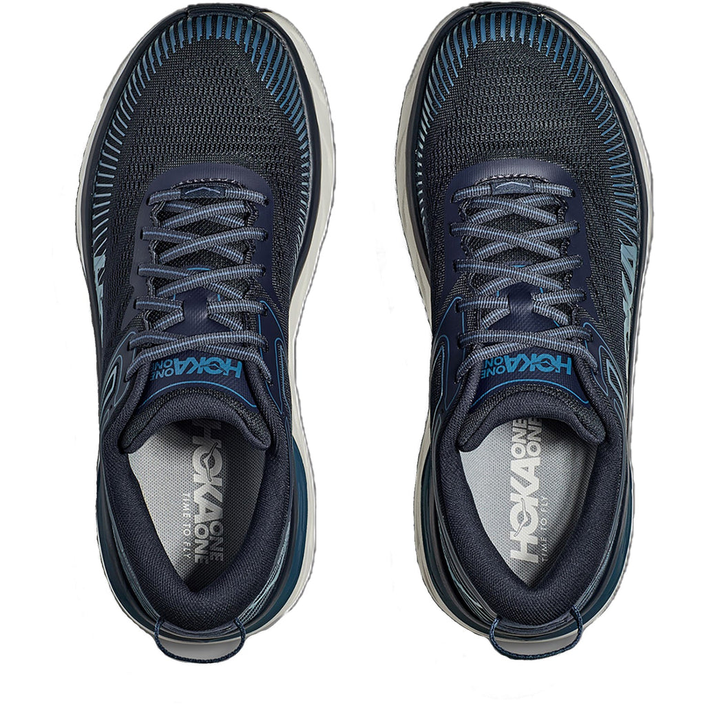 Hoka Bondi 7 Outerspace Mesh (Neutral Support) Men's Road Running Shoes OuterSpace/White Mesh