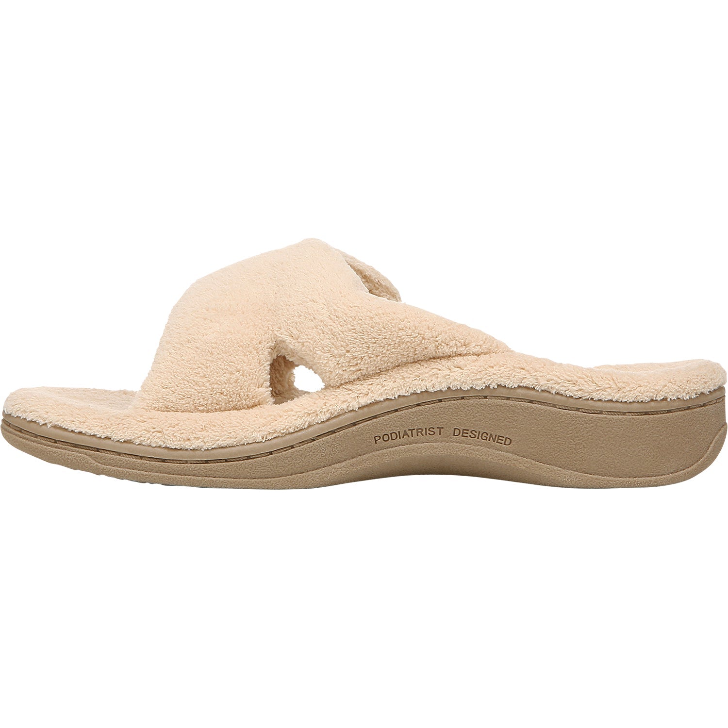 Vionic Relax Women's Slippers Tan Terrycloth