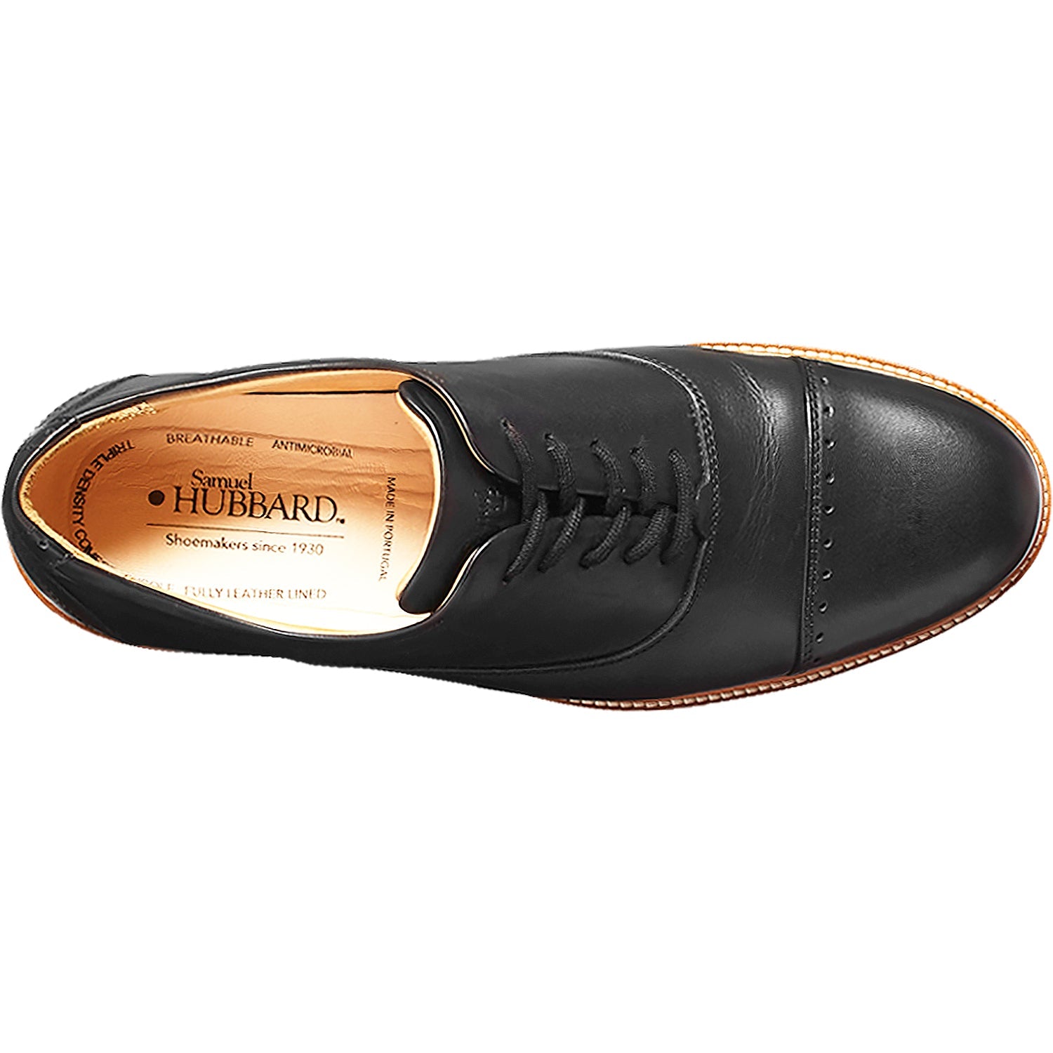Samuel Hubbard Market Cap Men's Black Leather