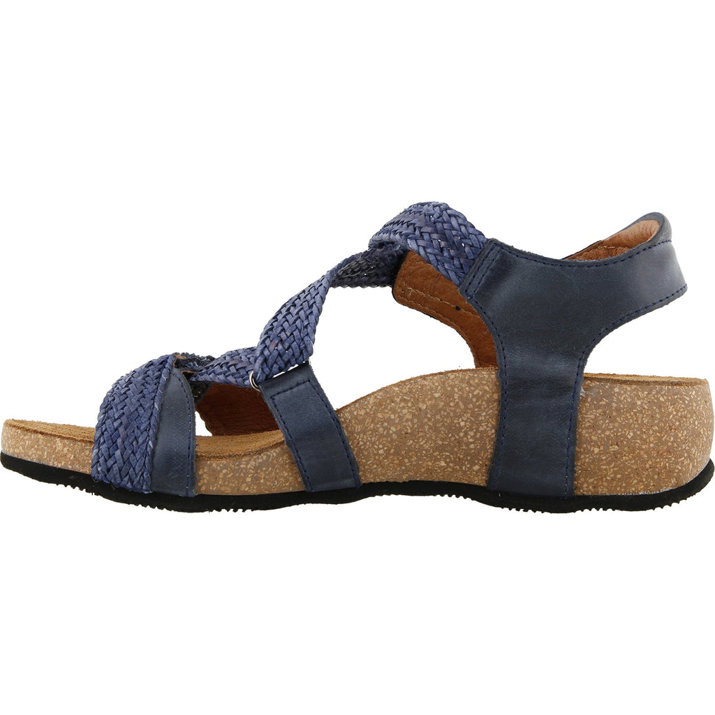 Taos Trulie Women's Sandals Navy Leather