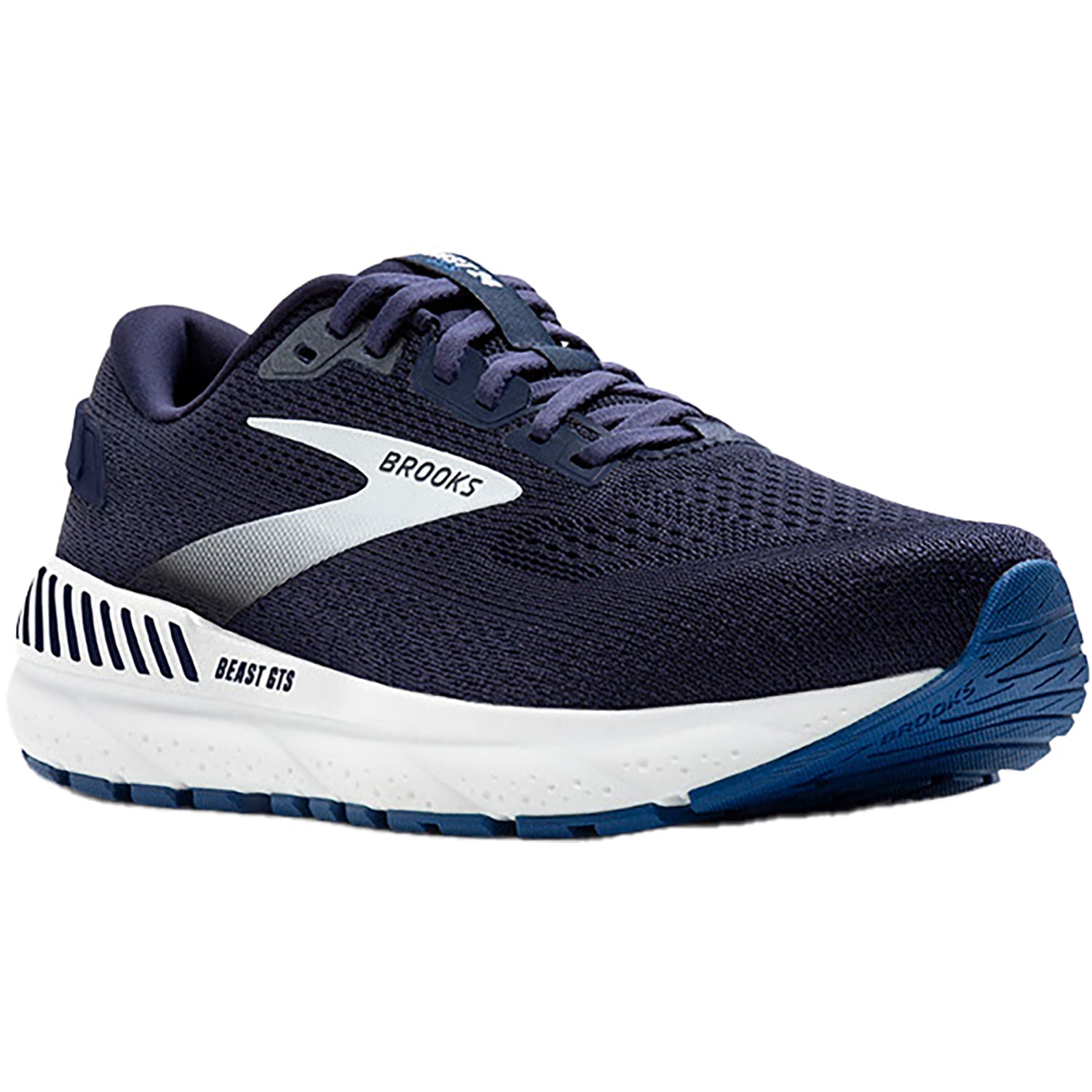 Brooks Beast GTS 24 (Stability Support) Men's Road Running Shoes Peacoat/True Navy/White Mesh